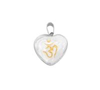 THIRD EYE CRYSTALS Collar con colgante de piedras preciosas de cristal de corazón, joyería de cristal de cuarzo transparente, hecho a mano, collar de medallón de cristal natural