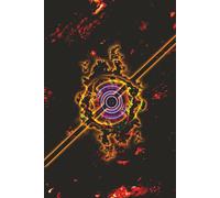 Third Eye Universe: Red Flaming Eye lava Abstract Cover Notebook/Journal/Diary for Writing, Art, and Creative Exploration | Fully Lined | 6x9 inch | 180 Pages
