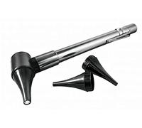 Third Generation Dr Mom Slimline Stainless LED Pocket Otoscope now includes True View Full Spectrum LED and Pocket Clip