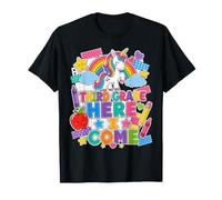 Third Grade Here I Come Unicorn 3rd Grader Back To School Camiseta