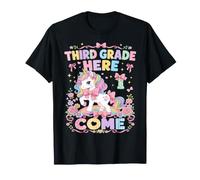 Third Grade Here I Come Unicorn 3rd Grader Back To School Camiseta