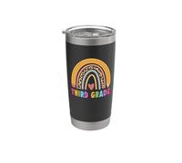Third Grade Teacher Student Boho Rainbow Back To School Vaso térmico de acero inoxidable de doble pared