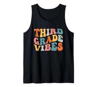 Third Grade Vibes 3rd Grade Teacher Retro 1st Day Of School Camiseta sin Mangas