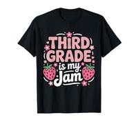 Third Grade Vibes Cute Strawberry Back to School Camiseta
