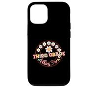 Third Grade Vibes Teacher Back To School Flores de tercer grado Carcasa para iPhone 12/12 Pro