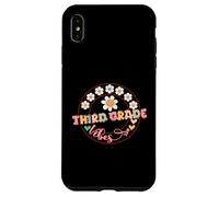 Third Grade Vibes Teacher Back To School Flores de tercer grado Carcasa para iPhone XS Max