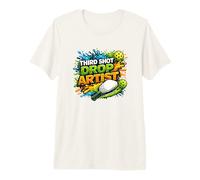 Third Shot Drop Artista Pickleball Player Art Camiseta Premium