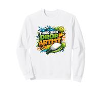 Third Shot Drop Artista Pickleball Player Art Sudadera