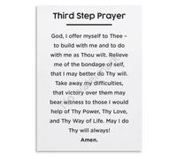 Third Step Prayer Canvas Poster Twelve Step Recovery Decor