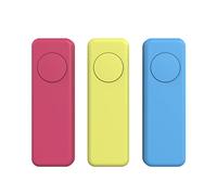 THIRDREALITY ZigBee Smart Button - Paquete de 3 mandos a Distancia de 3 vías, Color Rojo, Azul y Amarillo, Requiere Zigbee Hub, Funciona con SmartThings, Aeotec, Hubitat, Home Assistant,