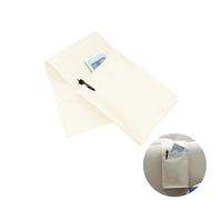 thirei Organizador de Reposabrazos para Sofá, Bolsillo Bandeja para Silla, para Guardar Mandos a Distancia, Teléfonos Móviles y Bolígrafos, Blanco