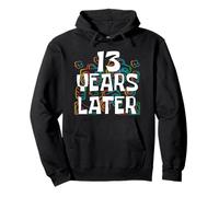 Thirteen Years Later Meme 13th Birthday Monster Truck Kids Sudadera con Capucha