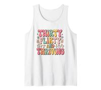 Thirty Flirty And Thriving 30th Birthday Party 30 Year Old Camiseta sin Mangas