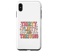 Thirty Flirty And Thriving 30th Birthday Party 30 Year Old Carcasa para iPhone XS Max