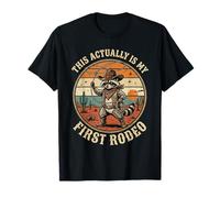 This Actually is My First Rodeo Funny Cowboy Fan Hombres Niños Camiseta