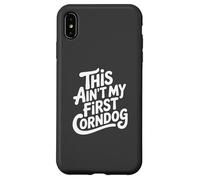 This Ain't My First Corn Dog Funny Country Music Festival Carcasa para iPhone XS Max