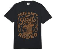 This Ain't My First Rodeo Cowgirl Cowboy Boots Humor Comfort Colors Adult Heavyweight T-Shirt