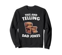 This and Telling Dad Jokes Sillón Padre Hombres Divertidos Sudadera