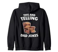 This and Telling Dad Jokes Sillón Padre Hombres Divertidos Sudadera con Capucha