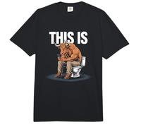 This Bullshit Funny Bull Toilet Humorous Comfort Colors Adult Heavyweight T-Shirt