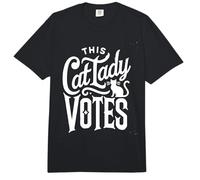 This Cat Lady Votes - Divertido Gato Electoral de EE. UU. Comfort Colors Adult Heavyweight T-Shirt