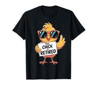 This Chick Is Retired Cute Humor Animal Retirement Fun Camiseta
