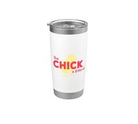 This Chick is Retired Funny Women Pension Jubilación Fiesta Vaso térmico de acero inoxidable de doble pared