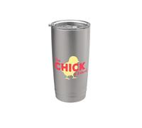 This Chick is Retired Funny Women Pension Jubilación Fiesta Vaso térmico de acero inoxidable de doble pared