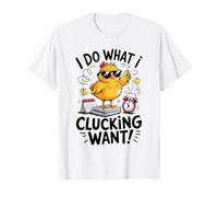 This Chick is Retired I Do What I Clucking Want Retirement Camiseta