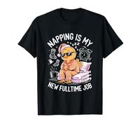 This Chick is Retired Napping New Fullt Time Job Retirement Camiseta