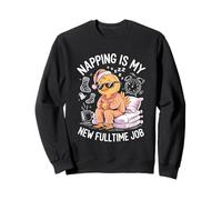 This Chick is Retired Napping New Fullt Time Job Retirement Sudadera