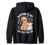 This Chick is Retired Napping New Fullt Time Job Retirement Sudadera con Capucha