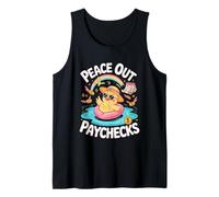 This Chick is Retired Peace Out Paychecks Retirement Camiseta sin Mangas