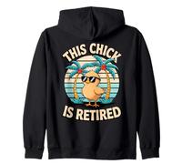This Chick is Retired Retro Retirement Sudadera con Capucha