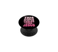 This Close To Flippin' Tables Like Jesus PopSockets PopGrip Adhesivo