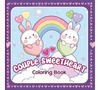 This Coloring Book Title is "Couple Sweethearts". Stress relieving artwork. Relaxation and creative flow. Great gift idea for kids, teens, adults, all ages. Improve your emotional resilience.