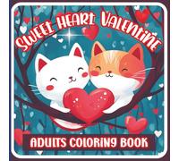 This Coloring book title is " Sweetheart Valentine". Stress relieving artwork. Relaxation and creative flow. Great gift for kids, Teens, adults, all ages.