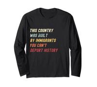 This Country Was Built by Immigrants Make America Great Manga Larga