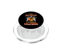 This Crazy Dog Lady Anatolian Shepherd Loves Funny Halloween PopSockets PopGrip para MagSafe