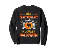 This Crazy Dog Lady Chow Chow Loves Halloween Costume Sudadera