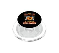 This Crazy Dog Lady Toy Fox Terrier Loves Halloween Costume PopSockets PopGrip para MagSafe