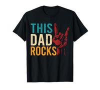 "This Dad Rocks", Al Mejor Papá, Padre, Rock And Roll Camiseta