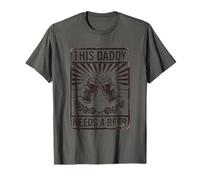 This Daddy Needs A Beer Fathers Day BBQ Summer Craft Camiseta