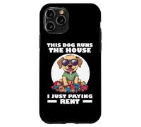 THIS DOG RUNS THE HOUSE I JUST PAYING RENT Carcasa para iPhone 11 Pro