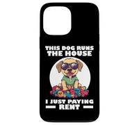THIS DOG RUNS THE HOUSE I JUST PAYING RENT Carcasa para iPhone 13 Pro Max