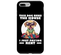 THIS DOG RUNS THE HOUSE I JUST PAYING RENT Carcasa para iPhone 7 Plus/8 Plus