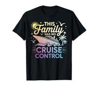 This Family Cruise Has No Control Funny Vacation Matching Camiseta