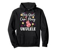 This Girl Can Play Ukelele Music Funny Ukelele Kids Sudadera con Capucha