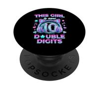 This Girl es Ahora Double Digits K-Pop 10th Birthday Girls PopSockets PopGrip Adhesivo