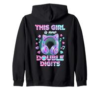 This Girl es Ahora Double Digits K-Pop 10th Birthday Girls Sudadera con Capucha